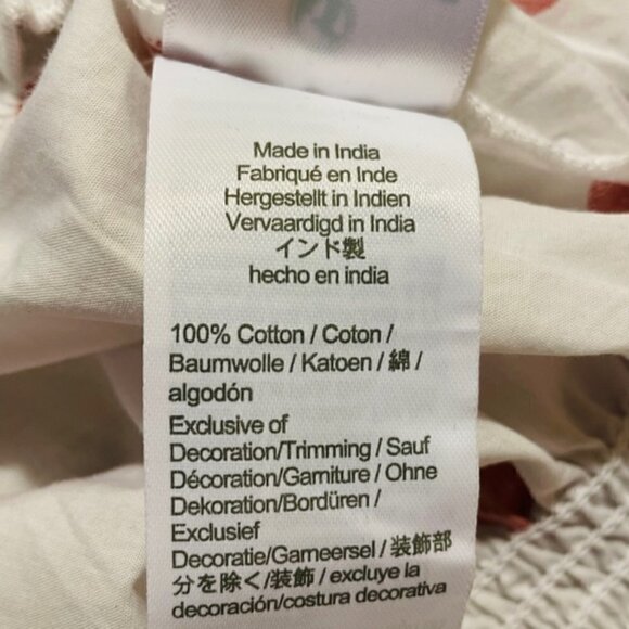 J. CREW Puff-Sleeve Smocked Polka Dot Top, Size Medium - NWT - Picture 7 of 9